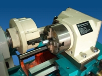 Polygon Turning Attachment Fixed On Lathe Machine